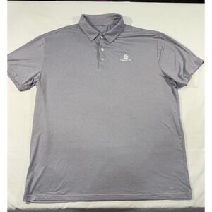 AndersonOrd Deering Bay Country Club Performance Golf Polo Shirt Gray Mens XL